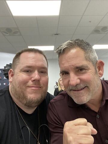 JJ and a guest at an event